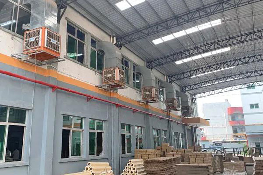 開放式廠房降溫方案  環(huán)?？照{是不錯的選擇